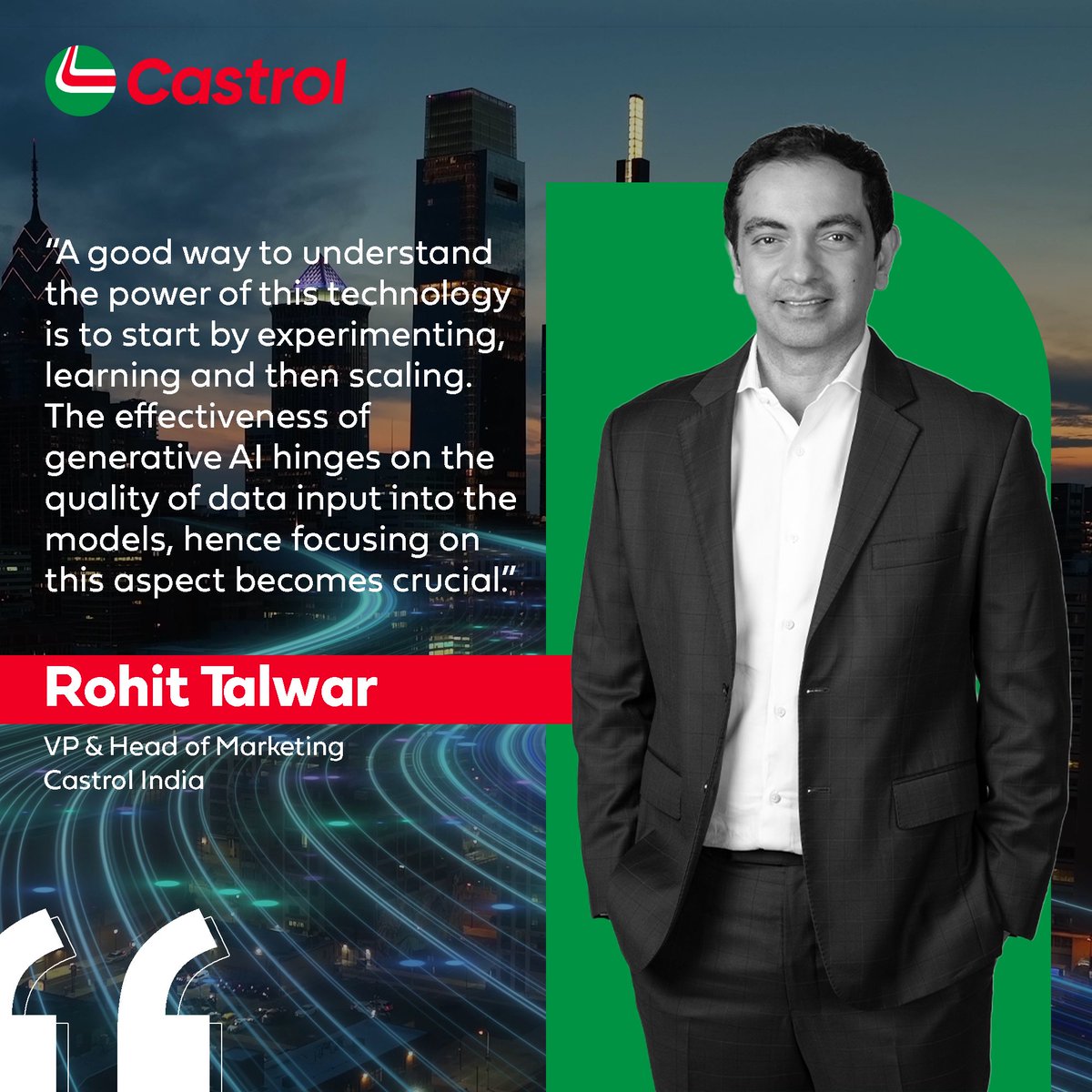 Rohit Talwar, VP amp Head of Marketing at Castrol India delves into the transformative power of generative AI, highlighting how it s revolutionising the marketing landscape Rohit Talwar, VP amp Head of Marketing at Castrol India delves into the transformative power of generative AI, highlightin...