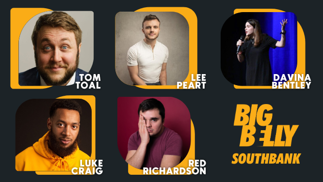 Big Belly Bar & Club Comedy (@bigbellycomedy) on Twitter photo Friday to Fri-yay with jokes from these talented comedians! 😍🙌
<a href="/tomtoalcomedy/">Tom Toal</a>
<a href="/itsleepeart/">Lee Peart</a>
@davinabentleycomedy
<a href="/Lukekingcraig/">Luke Craig</a>
<a href="/redrichardson1/">Red Richardson</a> Friday to Fri-yay with jokes from these talented comedians! 😍🙌
<a href="/tomtoalcomedy/">Tom Toal</a>
<a href="/itsleepeart/">Lee Peart</a>
@davinabentleycomedy
<a href="/Lukekingcraig/">Luke Craig</a>
<a href="/redrichardson1/">Red Richardson</a>