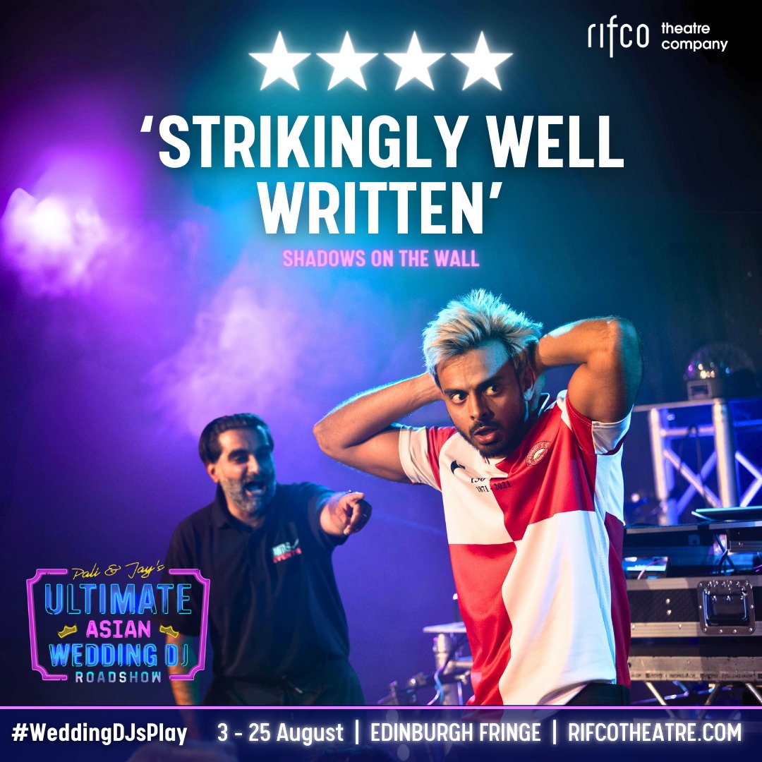 RifcoTheatre's tweet image. Our audiences are loving Pali &amp;amp; Jay's Ultimate Asian Wedding DJ Roadshow 🤩

Catch us at @AssemblyFest until 25th August! 👇

bit.ly/paliandjay

#TweetTheMedia #WeddingDJsPlay #MyAssembly
