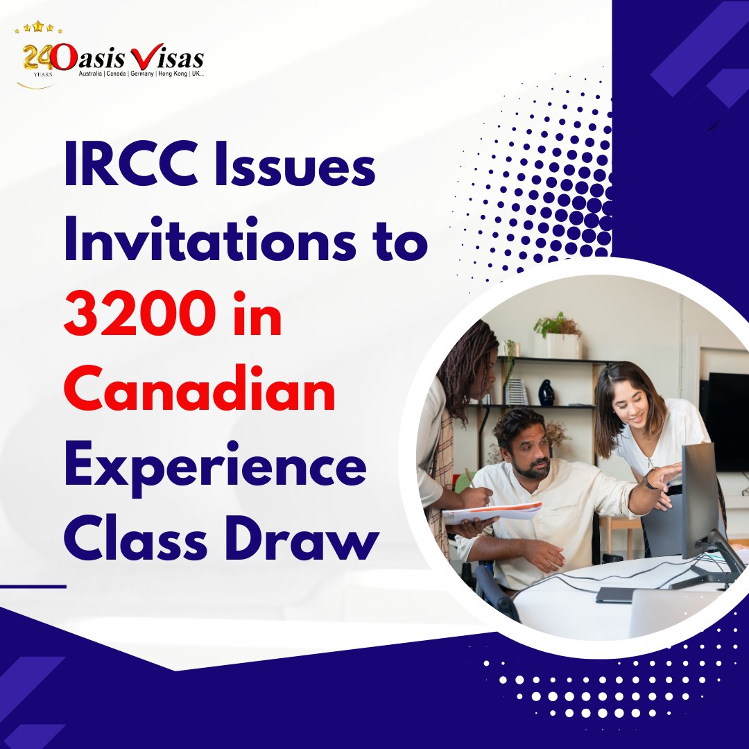oasisvisas's tweet image. IRCC Issues Invitations to 3200 in Canadian Experience Class Draw

know more..
oasis-india.com/ircc-issues-in…

#canadianexperienceclass #ircc #immigrationcanada #expressentry #canadianvisa #ImmigrationUpdate #canadapr #canadadraw #irccupdates #Canada  #expressentrydraws #CanadianDream