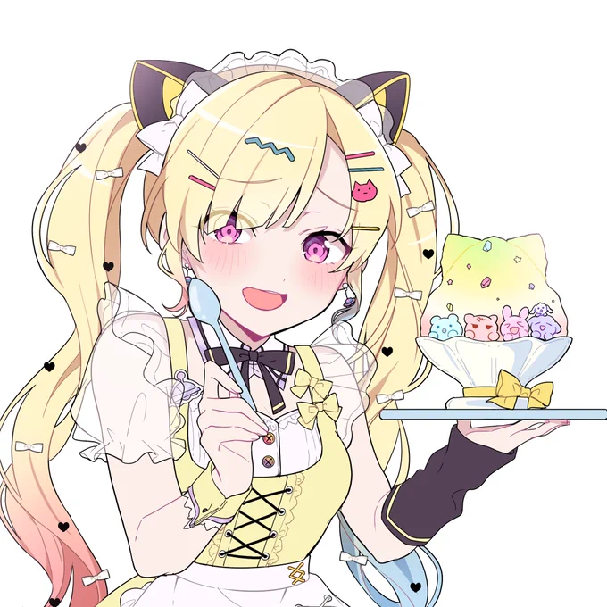 あられちゃんお誕生日おめでとうございます #仲町あられ生誕祭2024 #仲町あられ誕生祭2024 #bandoriart    #NakamachiARArt 