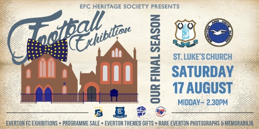 ToffeeArt's tweet image. 🎀 Before the Brighton game @EvertonHeritage will be paying tribute to Super Kev at St Luke’s wearing Dickie Bows before the game. These will be available on the day with all monies raised going to charity.

⏲️ We will be open from midday.

#EFC #EVEBRI #DickieBowBlues