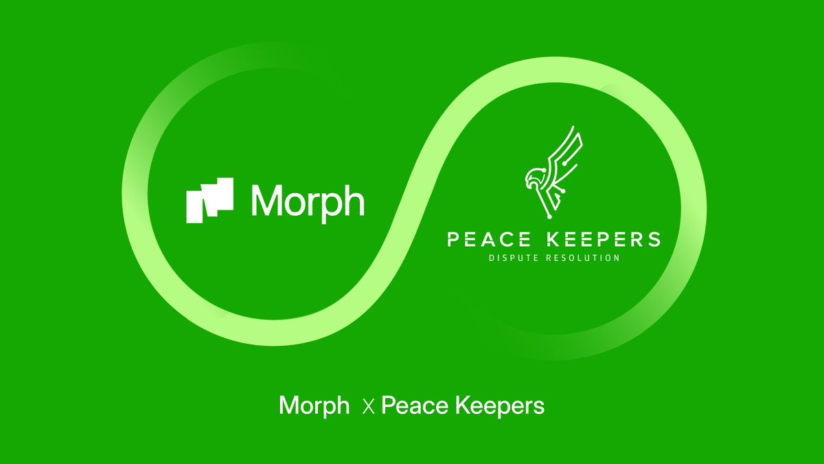 Morph (@morphlayer) on Twitter photo ♻️ Morphing with Peace Keepers
We're excited to collaborate with <a href="/Peacekeepers_io/">Peace Keepers</a>, bringing unbiased, decentralized dispute resolution to Morph! Discover expert mediation services, enhancing governance and trust in our ecosystem.
Stay tuned for more details! ♻️ Morphing with Peace Keepers
We're excited to collaborate with <a href="/Peacekeepers_io/">Peace Keepers</a>, bringing unbiased, decentralized dispute resolution to Morph! Discover expert mediation services, enhancing governance and trust in our ecosystem.
Stay tuned for more details!