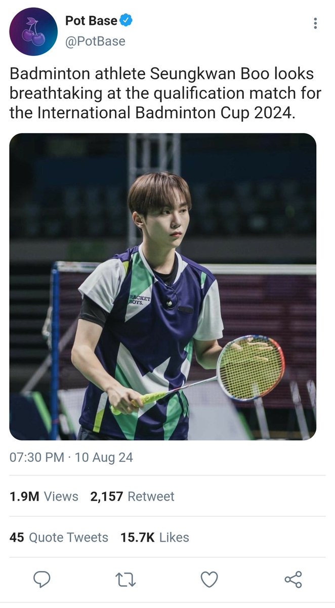 nate_svttwice's tweet photo. "hidden softness"

| #verkwan few tweets au |

where ang pogi at maangas na badminton athlete na si seungkwan ay nagiging prinsesa kapag magkasama sila ng kaniyang long time boyfriend, na isang veteran actor, na si vernon. https://t.co/U6i5dKgZQW