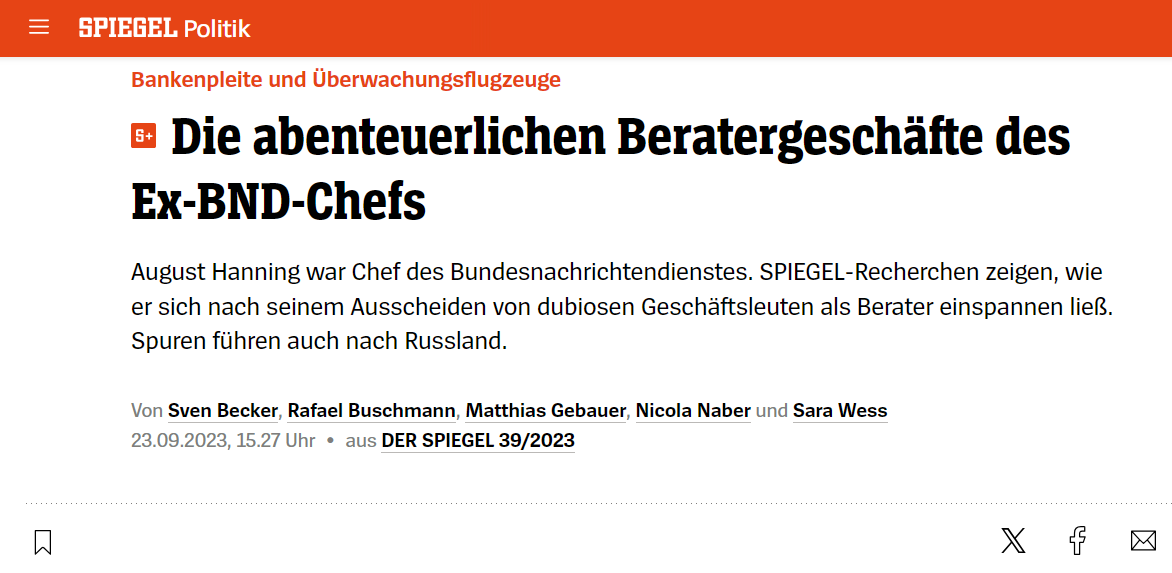 i_iangg's tweet photo. Ex-BND-Chef #Hanning:
#Selenskyj und #Duda waren es.
Spiegel über Hanning am 23.09.2023:
Die abenteuerlichen Beratergeschäfte des Ex-BND-Chefs
>>Spuren führen auch nach Russland.
🤷♂️🙋
https://t.co/Rtxq7PCGZ5
#Nordstream #Pipeline https://t.co/BMEodGQwpf