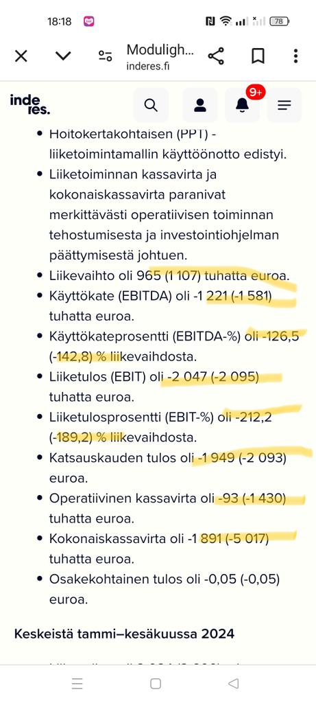 JuusoNuotio's tweet image. #Modulight
Toimitusjohtaja Q2 luvuista:
"Mittava investointi ohjelma on saatu päätökseen,mikä näkyy parantuneena kannattavuutena, koska käyttöönottoon liittyvät kulut ovat pienentyneet"
