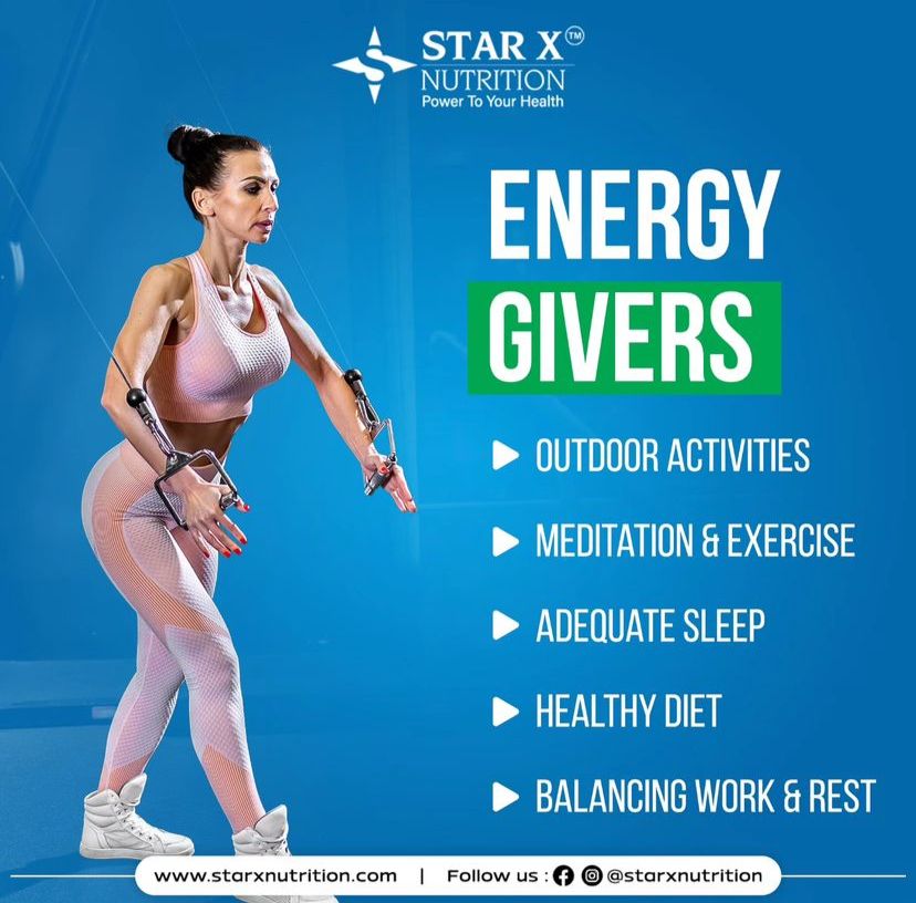 starxnutrition's tweet image. Here's an Instagram caption for the three-slide post:
🌟**ENERGY: What Drains vs What Sustains**🌟
Slide 1: Understanding what affects your energy levels is crucial for a balanced, healthy life.
Slide 2: • **Energy Drainers**

#StarXNutrition #EnergyBoost #HealthyLiving