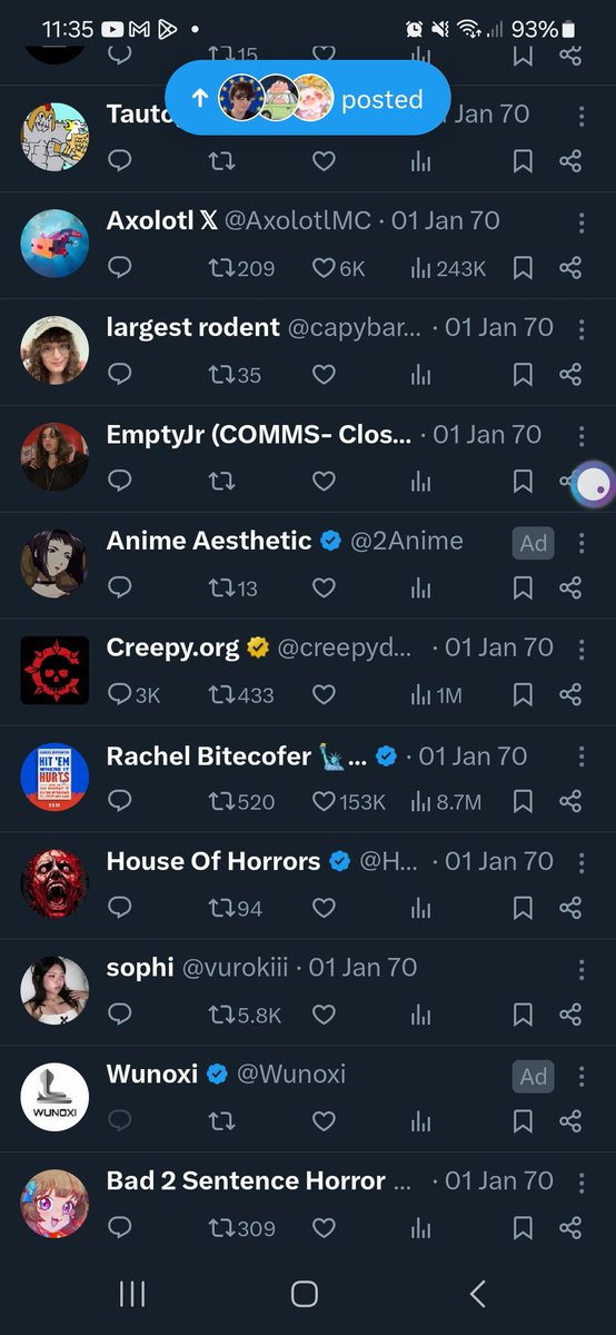 Endwhile's tweet image. Oh sweet the Twitter backrooms