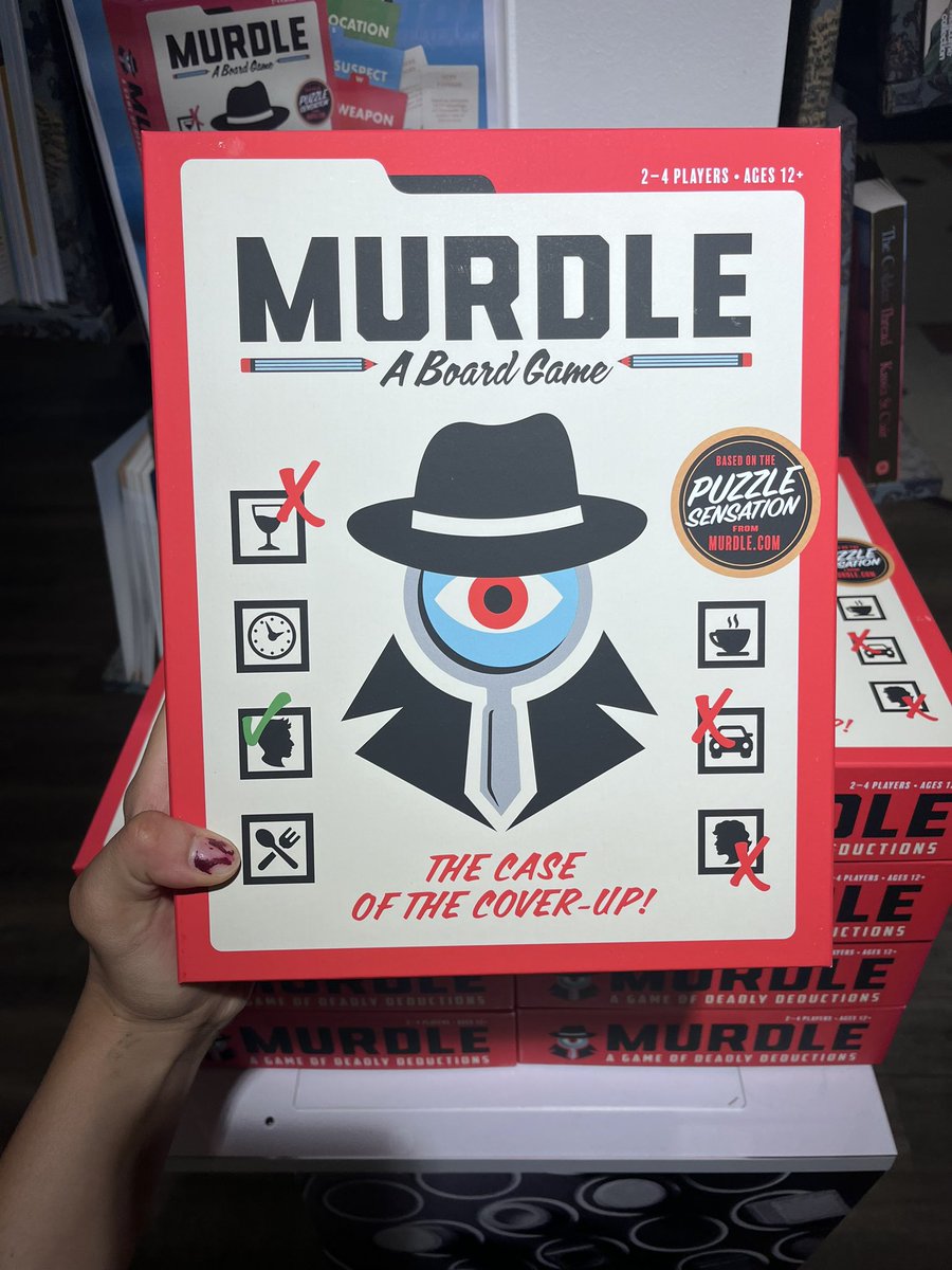 It’s back, It’s BIGGER &amp; It’s exclusive to waterstones for the next month 😉 Our game of the month for August is none other than the all new #murdle board game! Perfect for #truecrime fanatics and budding detectives 🕵️ 

#boardgame #murdermystery #gamenight #truecrimecommunity