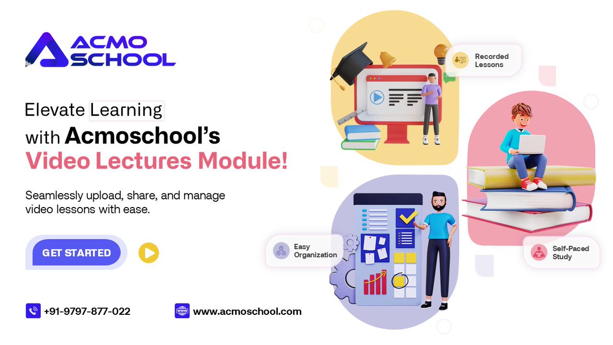acmonetwork's tweet image. Elevate learning with Acmoschool's Video Lectures Module! Seamlessly upload, share, and manage lessons for an interactive and engaging educational experience.
#Acmoschool #VideoLectures #EdTech #EducationTransformation #OnlineLearning #DigitalClassroom #Srinagar #Baramulla…