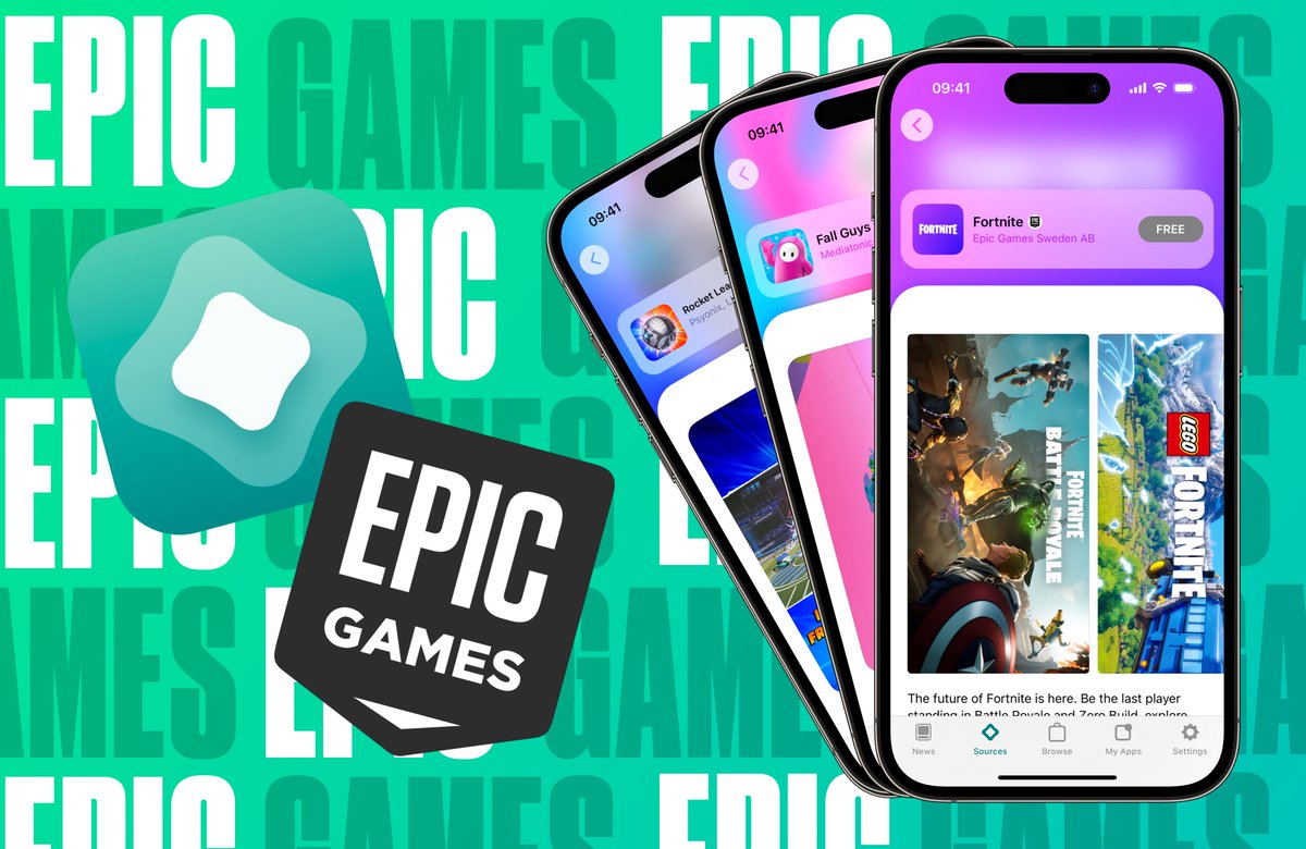 The moment you’ve been waiting for is here — Fortnite is now on AltStore PAL!

Add Epic’s “Recommended Source” to download Fortnite today, as well as Rocket League Sideswipe and the all-new mobile version of Fall Guys 🫘✨

Download AltStore PAL for FREE altstore.io