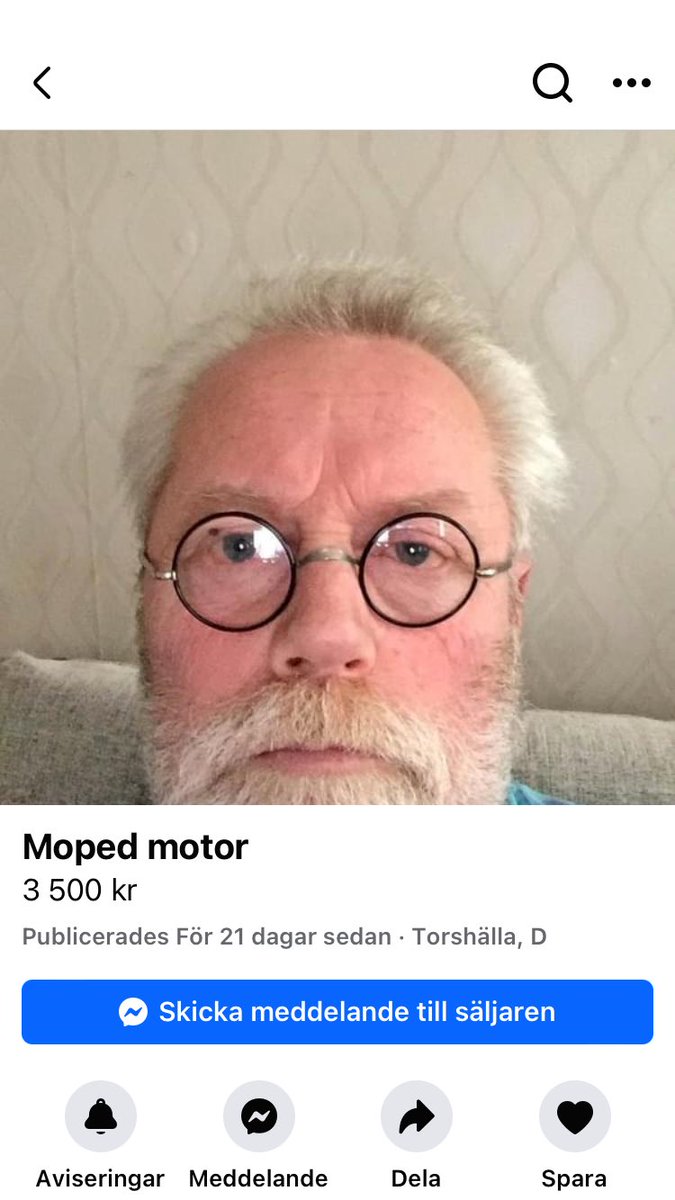 Klart köpläge på denna moped motor