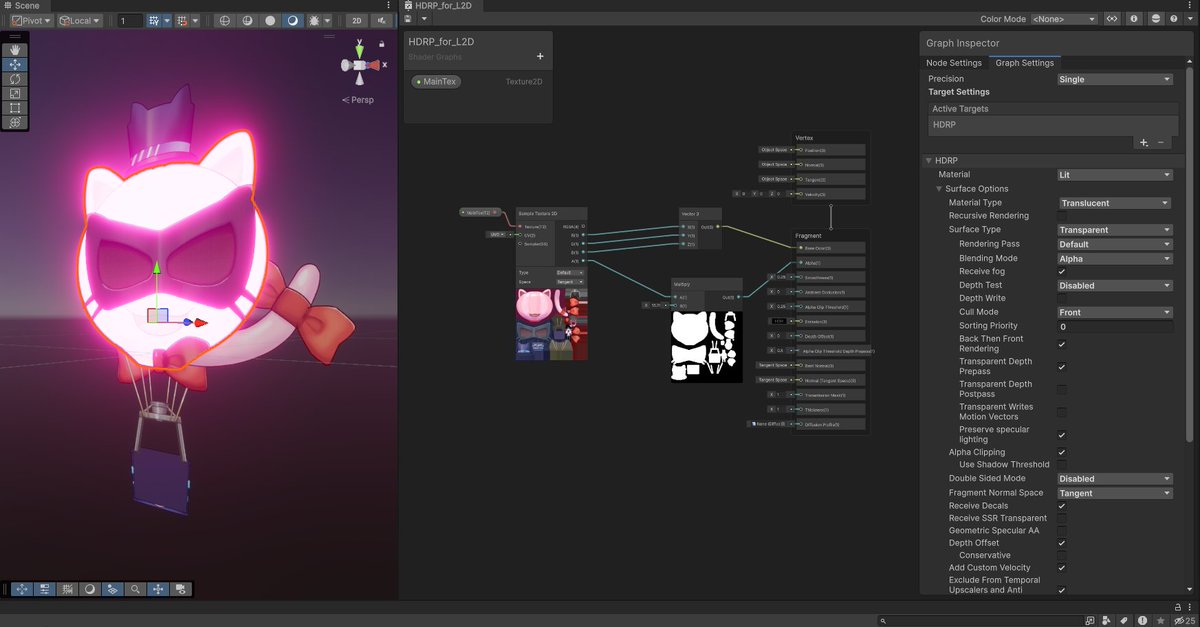 YumeinoriReiwa's tweet photo. ちょこっとエモい輝きっぷり🪂 HDRP という最新の技術に挑んでいますが、Unity 先輩のエモさに追いつくのが大変な令和のレイワ先輩です😅
まだまだ先は遠そうだけど、新しいことにチャレンジしていきましょう!! おやすみなさい...
#おやすみVtuber #TributeCodeDitective https://t.co/z3XoZNPH2q
