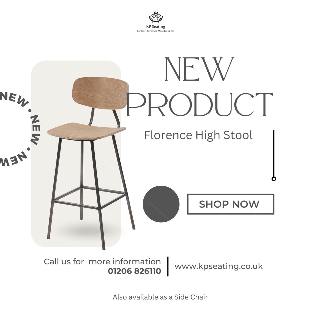 kpseat's tweet image. Say hello to the NEW Florence Collection 😁✨️

Florence seating is a collection of stools &amp;amp; chairs perfect for dining, restaurant, café, pub and hotel environments. 

l8r.it/2LaB

 #sidechair #highstool #barstool