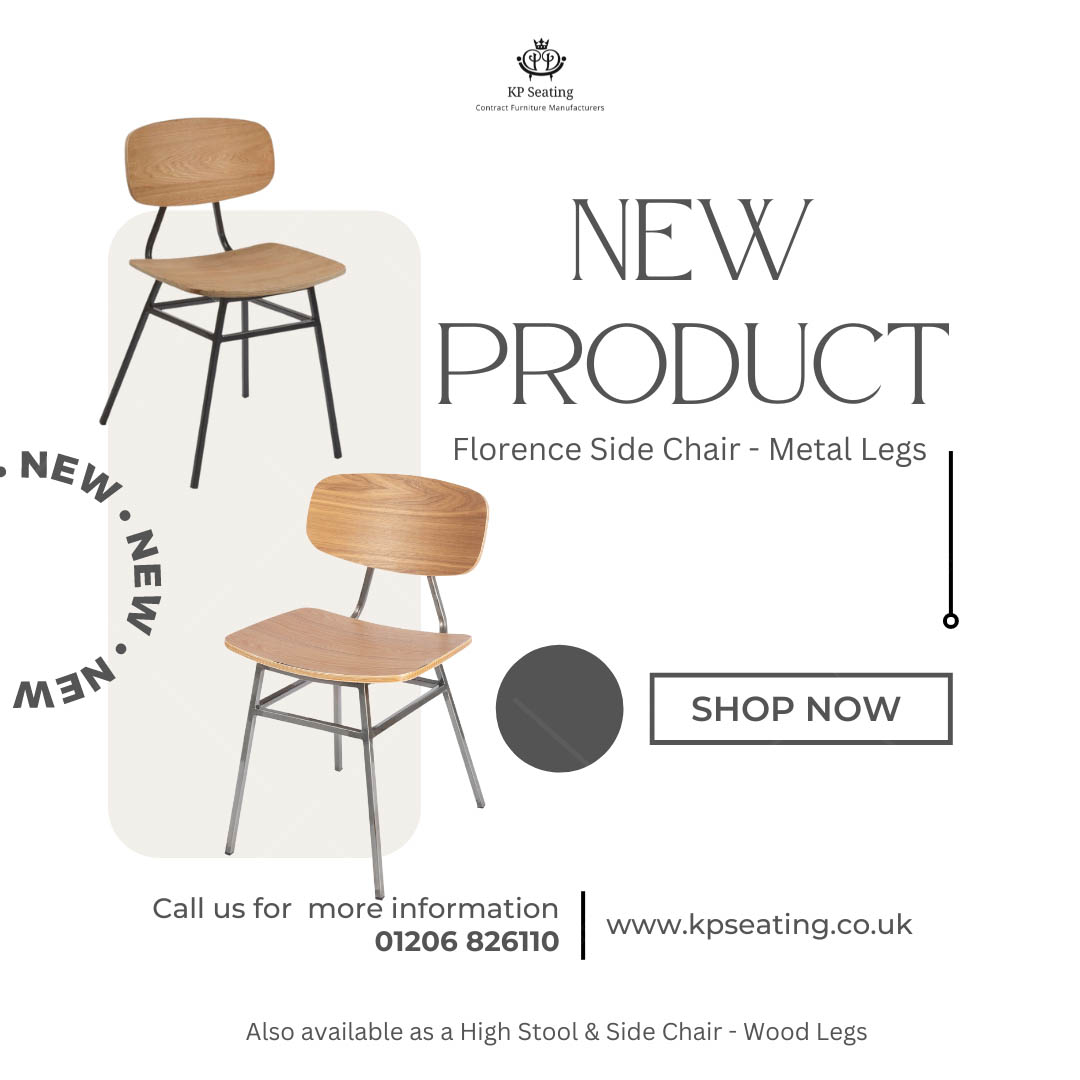 kpseat's tweet image. Say hello to the NEW Florence Collection 😁✨️

Florence seating is a collection of stools &amp;amp; chairs perfect for dining, restaurant, café, pub and hotel environments. 

l8r.it/2LaB

 #sidechair #highstool #barstool