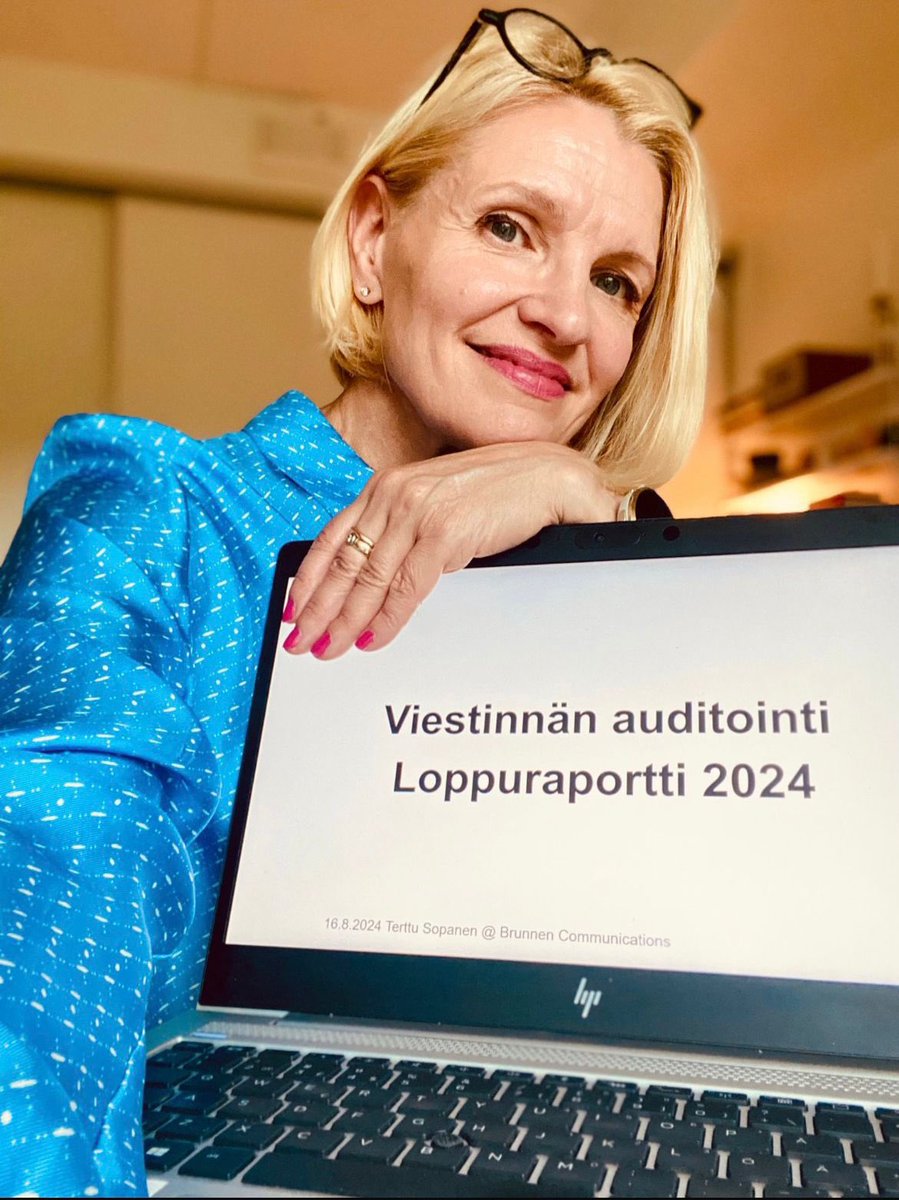 Auditointi on yksi konsultoinnin haastavimpia ja antoisimpia osa-alueita sekä asiakkaalle että auditoijalle.

Tänään sain esitellä tuloksia eräälle merkitykselliselle organisaatiolle, jonka viestintä vaikuttaa yli parin sadantuhannen arkeen. 

#auditointi #konsultointi #viestintä