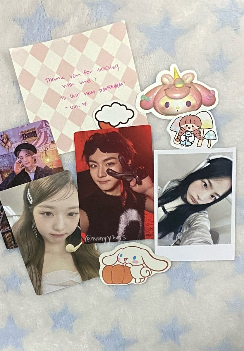 wonyybns's tweet photo. ⋆。˚ ☁︎ mail from @heekivia ˚。⋆。
~ Hiii ! Jungwon arrived safely po. Thank you so much for trading with me and for packing him vv safe. til our next transaction po! ᥫ᭡
⋆。˚ #wyfeedbackss ☁︎ #liastrades ☁︎ #liasmails ˚。⋆。 https://t.co/B6H76X9Yx9