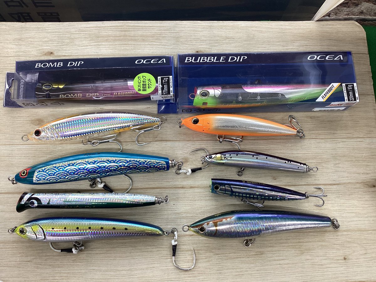 zNCntVKHeRBFwg0's tweet photo. 【入荷情報】
台風真っ只中ですが💦
オフショアルアーを買取りさせて頂きました♪
かなり、入手困難なアイテムも見れます❗️
なお、これらのルアーの電話でのお取り置きは、申し訳ございませんが、受付できません。
#ヒラマサキャスティング
#ローカルスタンダード
#カーペンタールアー
#cbone https://t.co/RG2du5emm5