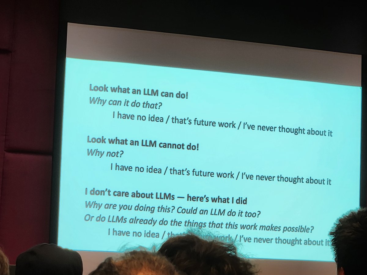 #ACL2024NLP in a nutshell by <a href="/ehovy/">Eduard Hovy</a> (in #@lm_knowledge). Funny but true.
