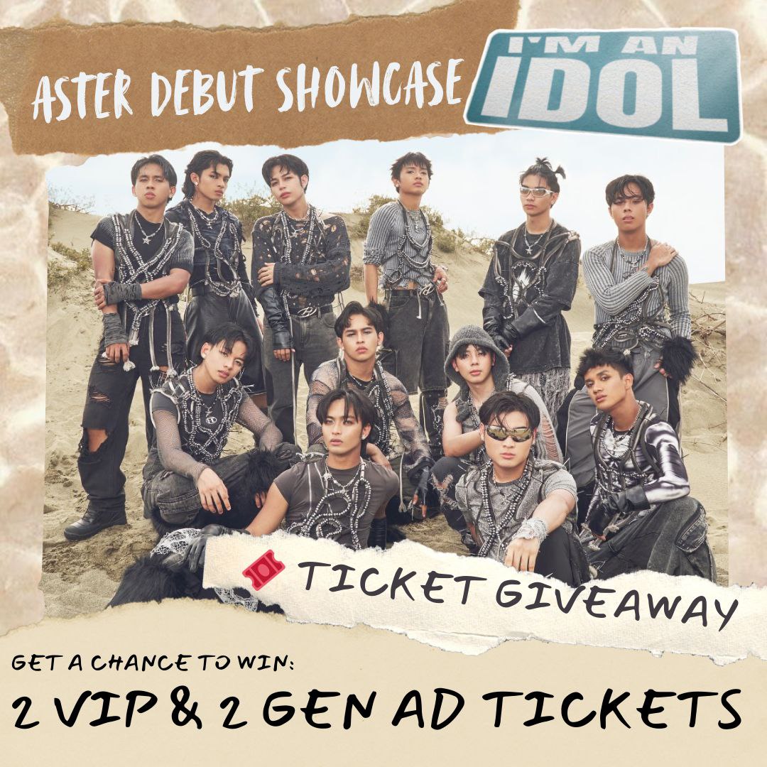 _twinklesofc's tweet photo. [I AM AN IDOL GIVEAWAY | 08.16.2024]

BÆBIES! Because we want to see you all in Aster's Debut Showcase, we have something special for you.

Join in this activity and get a chance to win ticket to Aster's showcase!

#ASTER
#IAmAnIdol
@_asterofc @asterisk_ph https://t.co/oa1rMQ3Y6K