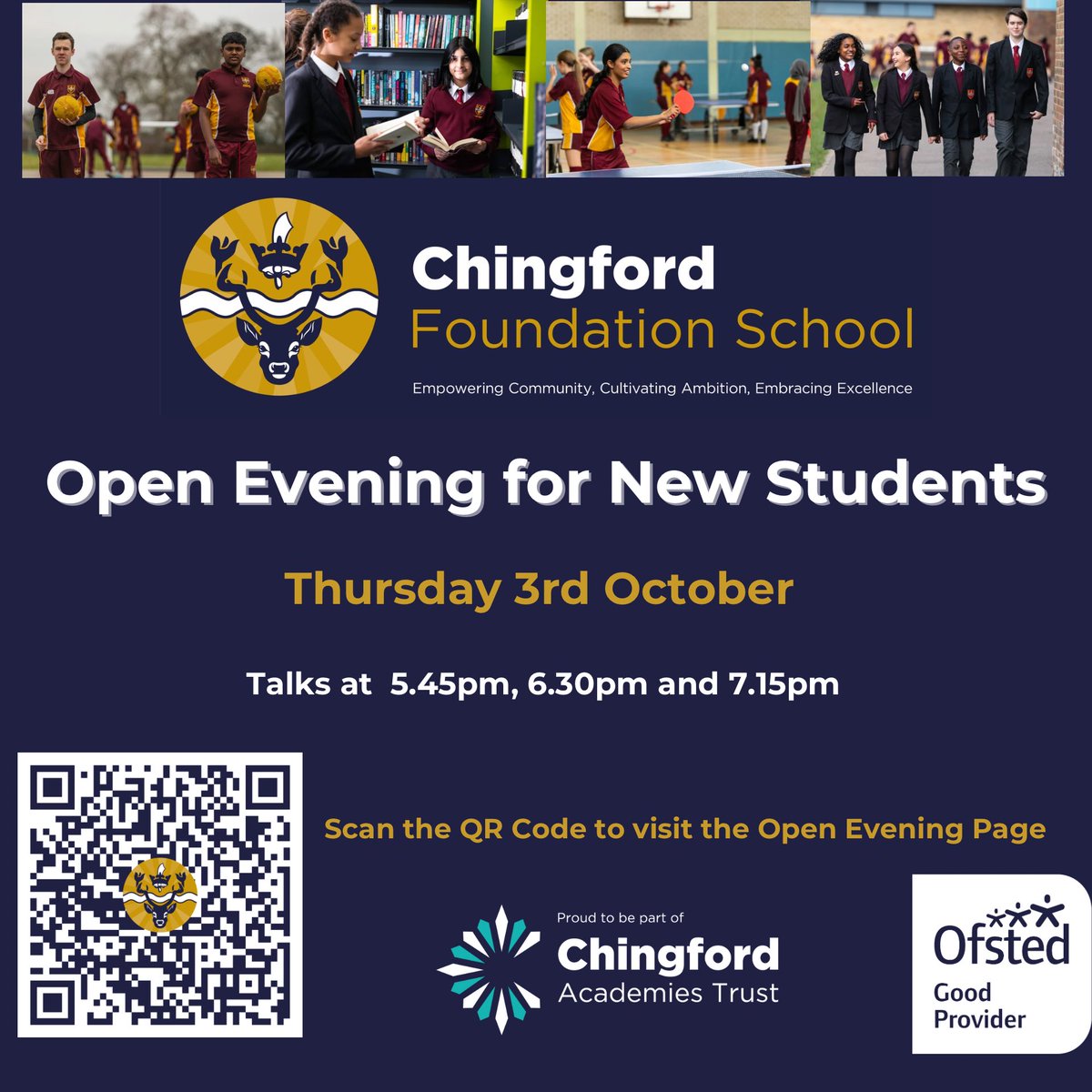 We look forward to welcoming prospective parents and students to the school #EmpoweringCommunity #CultivatingAmbition #EmbracingExcellence