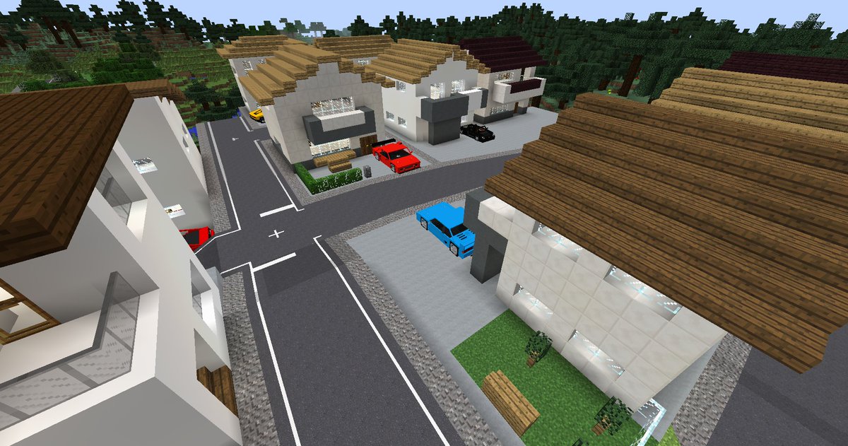 kairu_maikuraaa's tweet photo. 結構家作ったなぁ
いつか いい街にしたい。
#minecraft建築コミュ
#マイクラ 
#flansmod 
#Minecraft建築 https://t.co/p0MCblTtBp