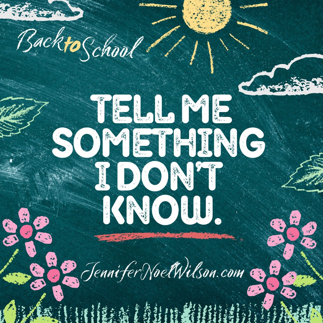 ⭐️ Friday Family Fun ⭐️ 

Back to School Games: simply ask your kids "Tell me something you know that I don't know." I asked this when my kids were little and got some interesting answers.🤔 😂 You never know what you can learn.😉 

#familyfunfriday #questionsforkids