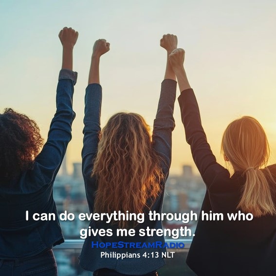 HopeStreamRadio's tweet photo. #dailyverse #versefortoday #hopestreamradio #Philippians4v13 #GodsWord #Bible #strength #power #Godhelps #Icandoeverything https://t.co/eewVcoZIRy