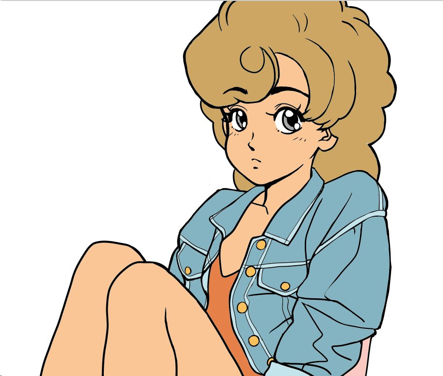 princetahra's tweet photo. Trying to nail that 80s style of anime 🤔🤔 #80sanime #retroanime #80saesthetic https://t.co/WteFClCXpZ