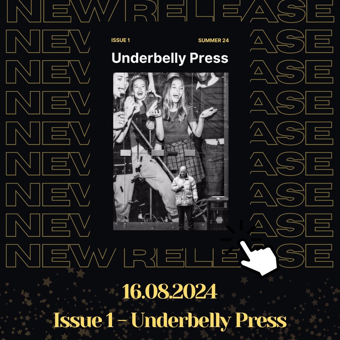 ISSUE 1 OUT NOW🥂
You can find our website here, where you can also access a digital flipbook and download a PDF copy under Issue 1: underbellypress.wixsite.com/home 
A massive thank you to everyone who has supported us during this time. We really hope you enjoy reading our first issue!🖤