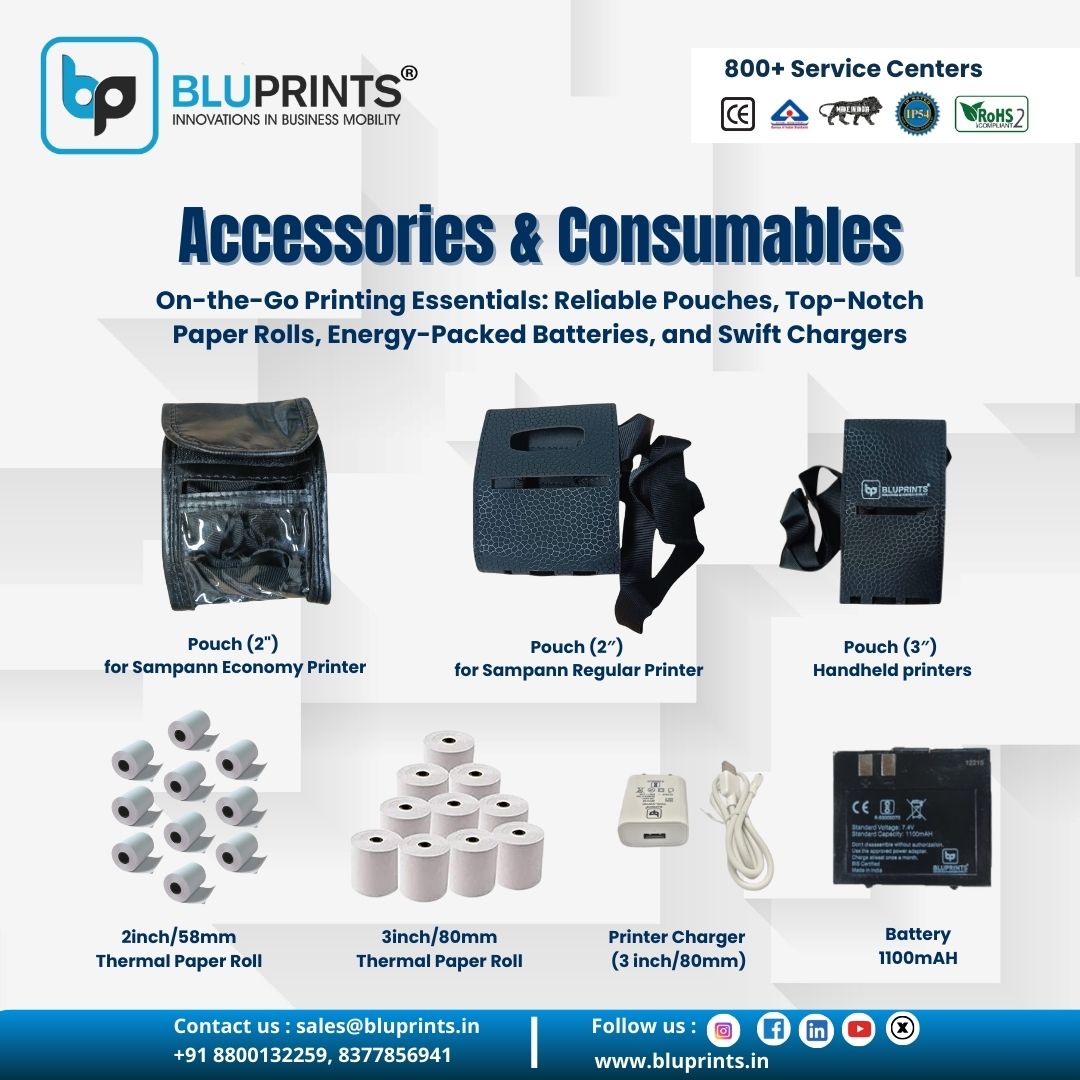 BluprintsSocial's tweet image. 📦 On-the-Go Printing? BluPrints has you covered! From durable pouches to premium thermal paper rolls, we ensure you never miss a beat. Power up and print anywhere! ⚡️

Shop Now:
bluprints.in

#BluPrints #BusinessOnTheGo #PrintingEssentials #PrintingAccessories