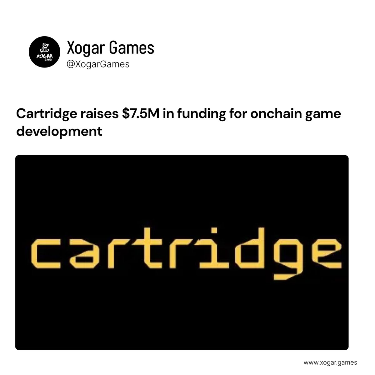 Xogar Games tweet media
