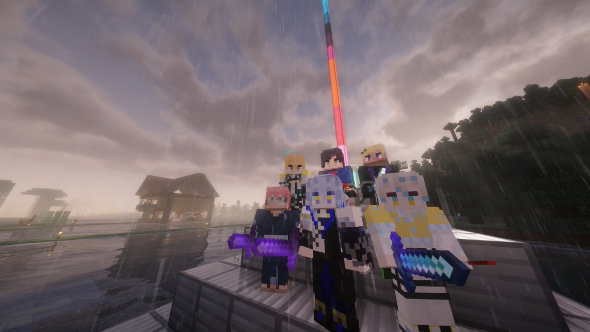 YuQWilson's tweet photo. The band of heroes who defeated the wither king.

また50年後に流れ星を見に来よう。 https://t.co/Yszs4QzvqH