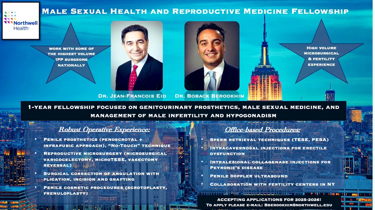 Lauren Fink (@laurenfink17) on Twitter photo *Andrology Fellowship Opportunity for 2025-2026 Academic Year!* <a href="/LHHUrology/">@LenoxHillUrology</a> <a href="/NorthwellHealth/">Northwell Health</a> *Andrology Fellowship Opportunity for 2025-2026 Academic Year!* <a href="/LHHUrology/">@LenoxHillUrology</a> <a href="/NorthwellHealth/">Northwell Health</a>
