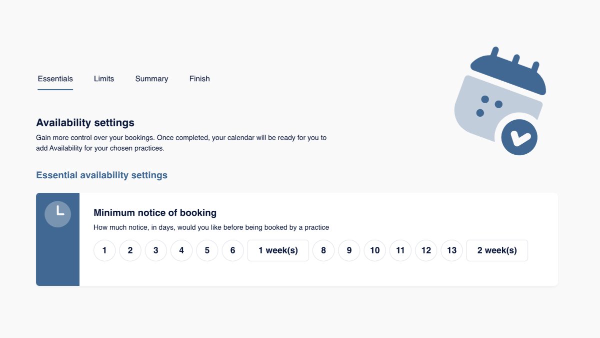 NEW! Our availability wizard helps you set the perfect booking system for you in seconds. Login to see for yourself, or sign up to a three-month free trial: ow.ly/c0ze50SZ7aH

#TeamGP #PrimaryCare #GeneralPractice