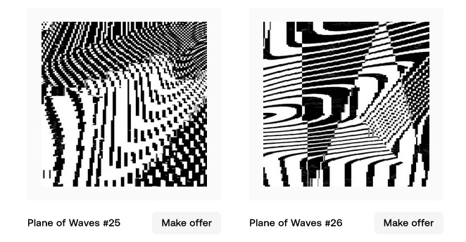 Truly thank you so much <a href="/FluffheadChaser/">FluffheadChaser</a> for collecting two iterations from this special genart of mine! Much bless and all the very best always there!

"Plane of Waves"
74 supplies left | Free Mints ( $GRND ) <a href="/UNDRGRND_NFT/">UNDRGRND</a> 

Available on <a href="/Highlight_xyz/">Highlight</a>
