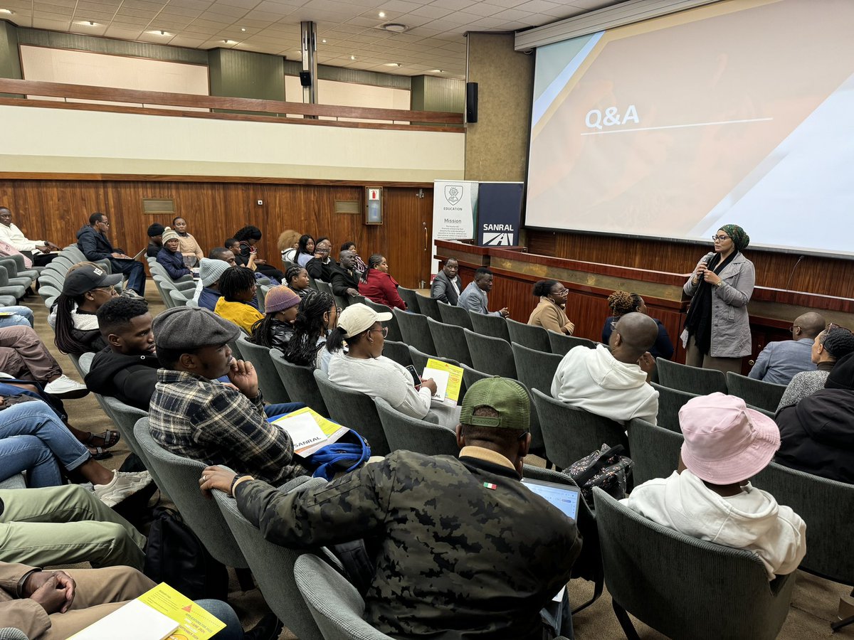 SANRAL_za's tweet image. Thank you for joining us and for your active participation. The session is now adjourned.

Watch the recap here: bit.ly/3WQyh7u

#SANRAL 
#EngineeringYourFuture
#BeyondRoads