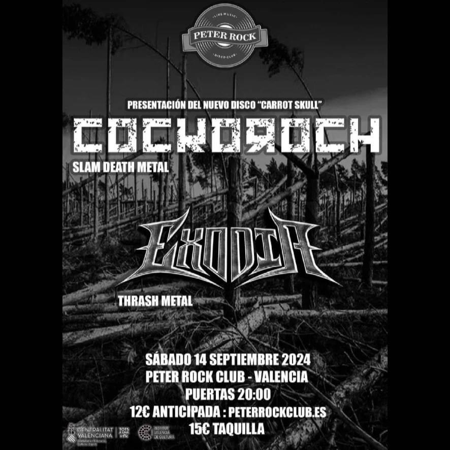 Que mejor manera de despedir el verano que con un bolo en casa. El próximo 14 de septiembre estaremos junto a @cockoroch_band en la sala PETER ROCK de Valencia!
Esperamos veros a todos!