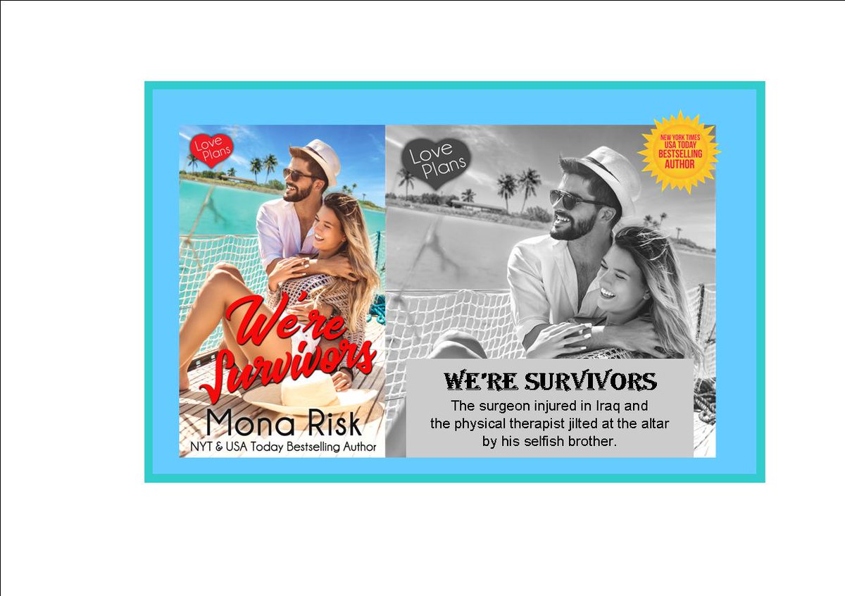Mona Risk (@monarisks) on Twitter photo #NewRelease We’re Survivors amazon.com/dp/B0D446NQYL Chris, the surgeon injured in Iraq and Angely, the bride jilted at the altar by his selfish brother. But she’s now Chris’s PT and has to be professional. <a href="/gr8authors/">Authors United</a> @mimibarbour <a href="/mimisgang1/">Authors Billboard</a> #romcom #RomanceReaders #NewRelease We’re Survivors amazon.com/dp/B0D446NQYL Chris, the surgeon injured in Iraq and Angely, the bride jilted at the altar by his selfish brother. But she’s now Chris’s PT and has to be professional. <a href="/gr8authors/">Authors United</a> @mimibarbour <a href="/mimisgang1/">Authors Billboard</a> #romcom #RomanceReaders