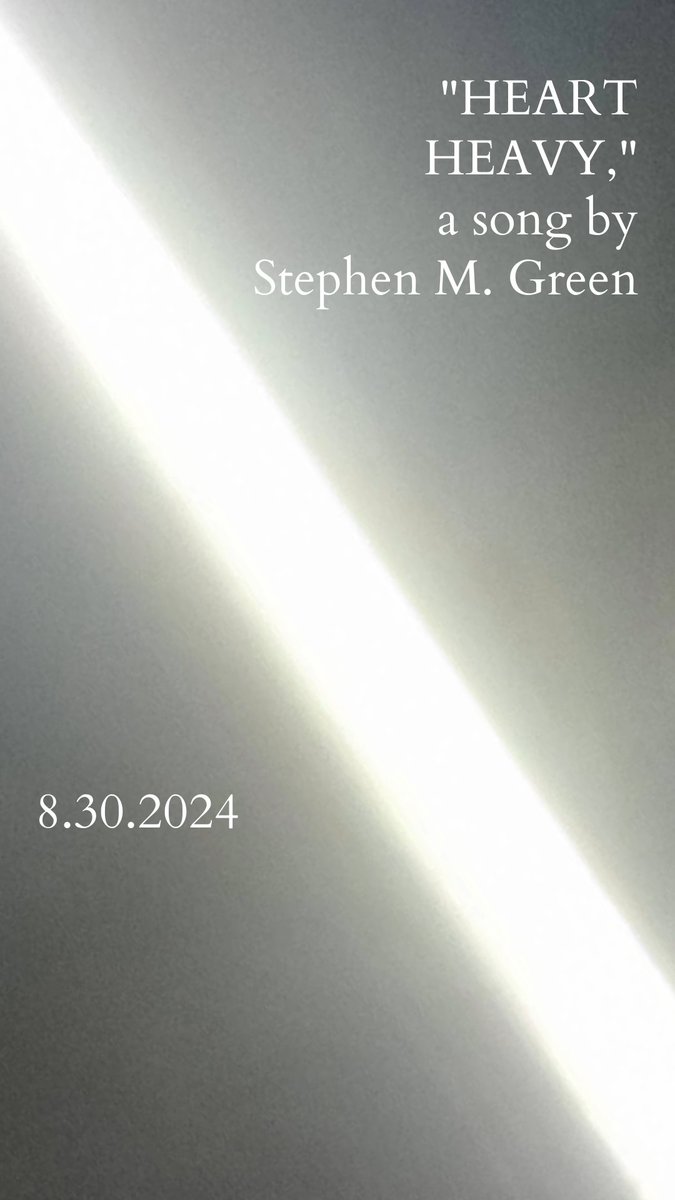 krj_YT's tweet photo. Stephen M. Green announced a new song, "HEART HEAVY," set for release on August 30th, 2024!

Sources: #Instagram &amp; #Facebook https://t.co/QUlf59yvET