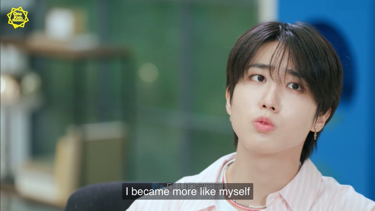 “And I’m a lot happier than before. That’s why I say I’m happy a lot these days” 

I can’t stop crying I’m so so proud of you han