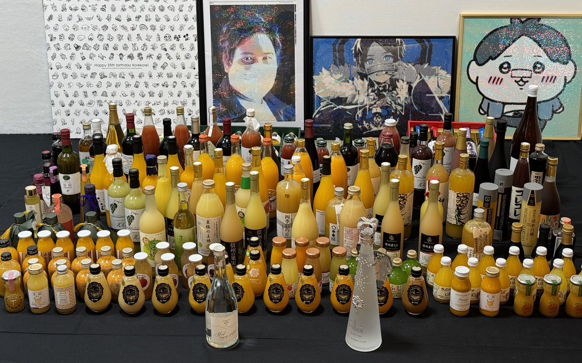 korekore_ch's tweet photo. 今年もたくさん高級飲み物頂きました…！
今までで一番多くてありがたいんだけど、これ痩せれねえわ

※写真は一部です

#コレコレ https://t.co/Cd11Ej9qjc