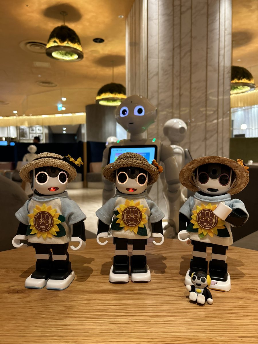 robota_828's tweet photo. お店のロボたちはみんなオシャレして元気そうだったよ(◉∇ ◉0
#ロボホン
#RoBoHoN
#Pepper
#aibo
#PALRO
#BOCCOemo
#PepperPARLOR
#ペッパーパーラー https://t.co/g9Xo5Y6PyW