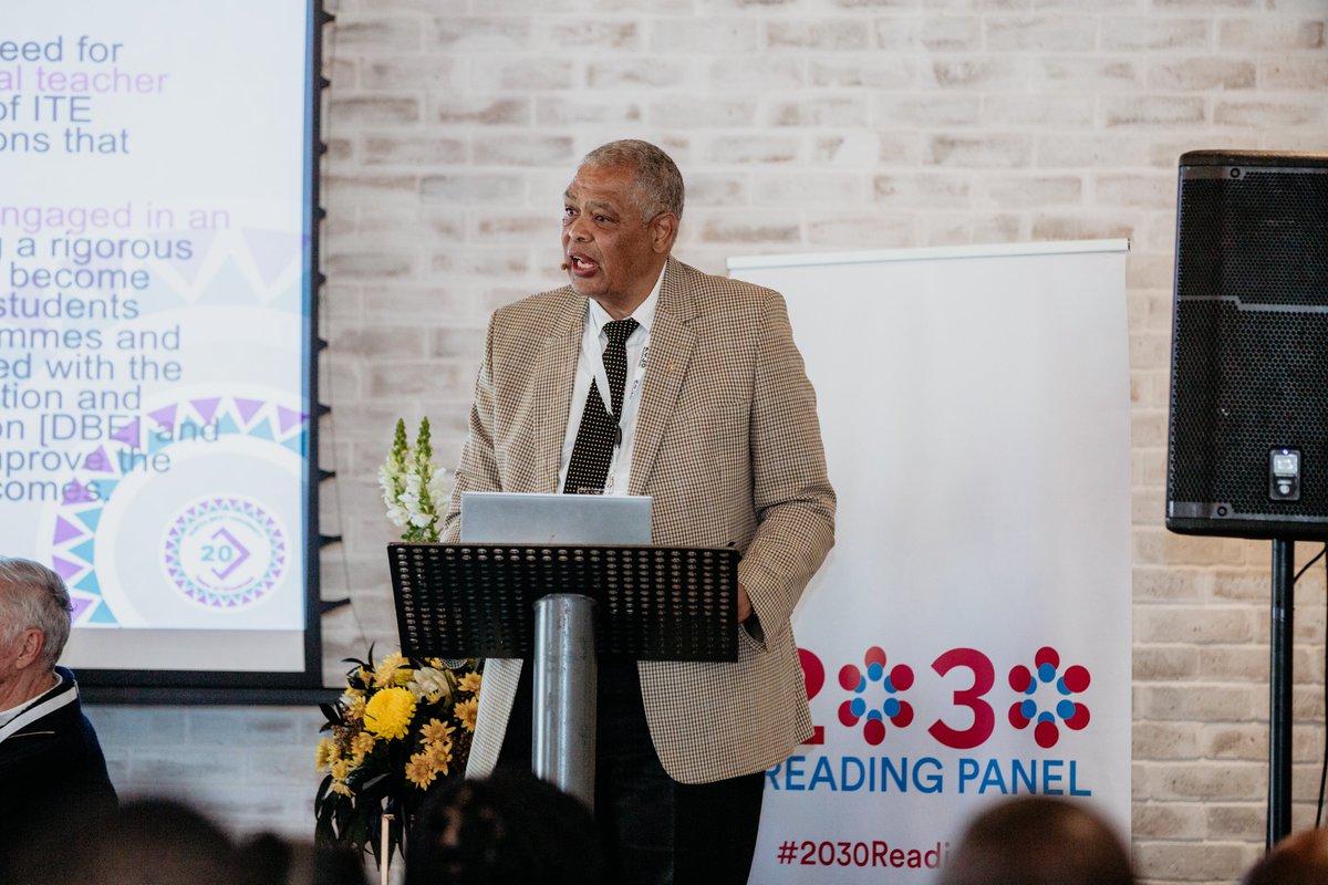 ReadingPanel's tweet photo. Prof. Lloyed Conley from NWU highlights the diverse and innovative programs that the university uses to teach and enrich its students. The importance of creating new solutions to the problems that exist. #ReadingPanel https://t.co/LRMMNxR5eU
