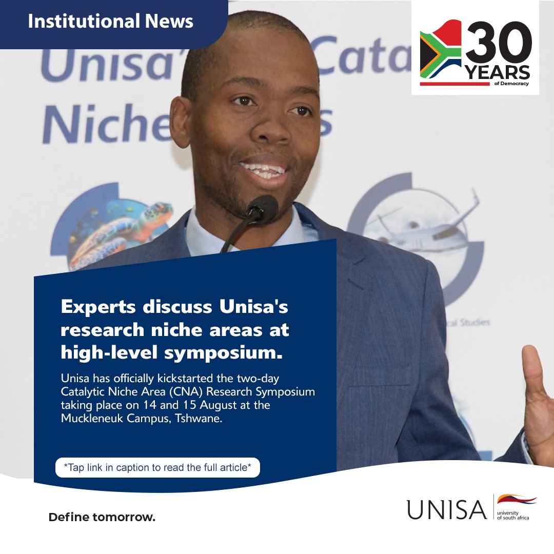 Under the leadership of Prof Puleng LenkaBula, Unisa is positioning itself as a global leader in specialised fields of study contributing to economic growth. We're shaping the future of higher education and paving the way for groundbreaking research.

ow.ly/3i0050SZ7cb