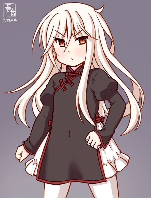 「よし、任せておけ。この菊月、嫌いではない…」#艦これ版真剣お絵描き60分一本勝負_20240816#菊月※遅刻+15分 