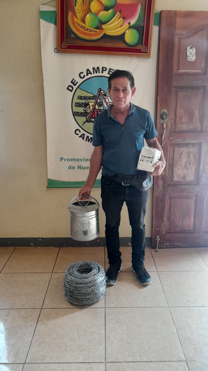 UNAGNicaragua's tweet image. Entrega de Materiales para bosques compactos, Proyecto Cambio Climático., Financiado por #SWISSAID, ejecuta #unagnicaragua en #Matagalpa
#productoresnicaraguenses 
#CambioClimático