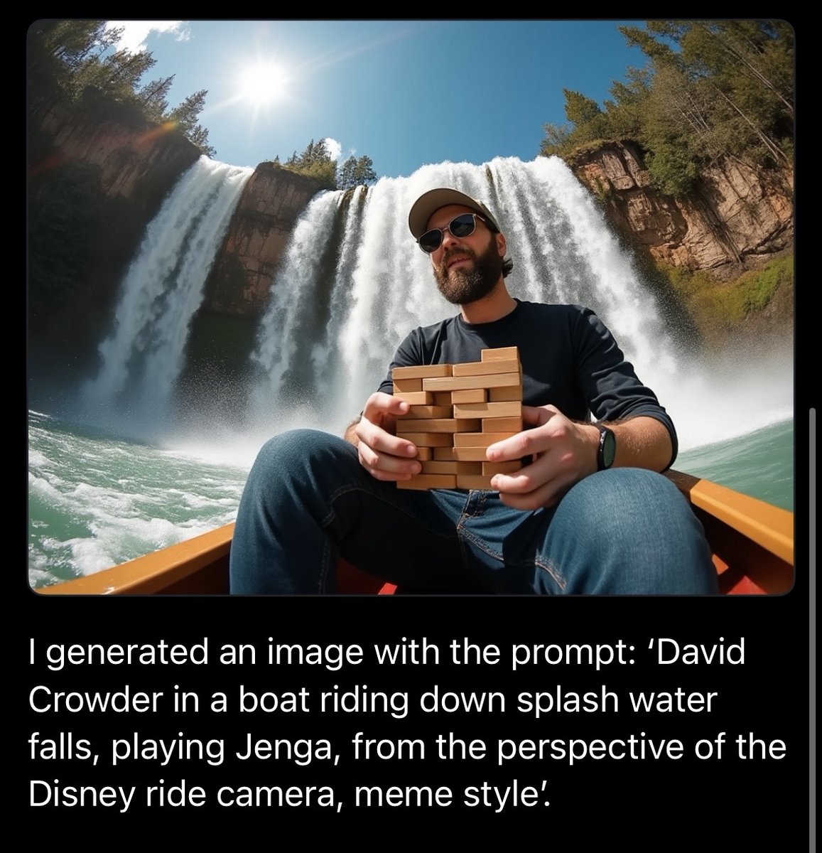 crowdermusic's tweet image. Did you recognize this without reading the prompt? 😂Happy #NationalRollerCoasterDay! #grok