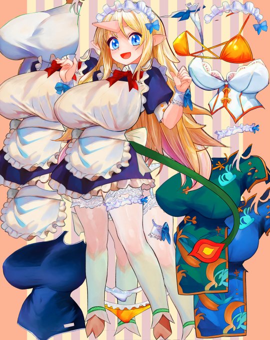 今日はちょっと大人になったきりんさんの着せ替えセットを
完成させました2ヶ月かかりました!(自分がんばった!えらい!) 