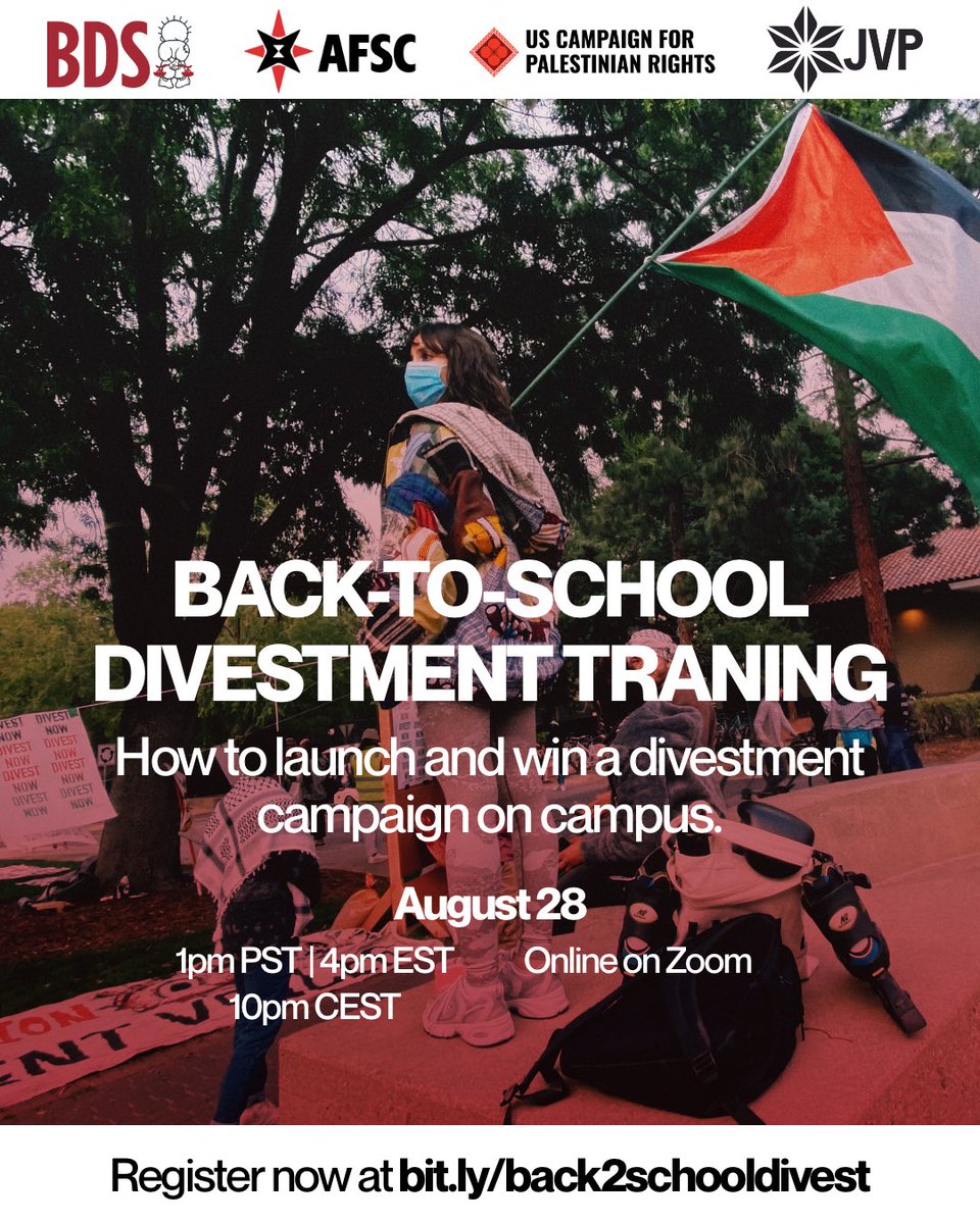 BDS movement tweet media